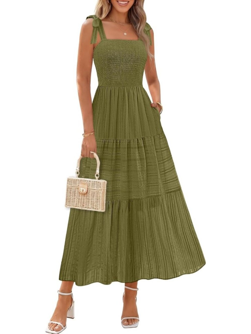 Summer Boho Sleeveless Maxi Sundress for Beach Vacation - Flowy & Stylish